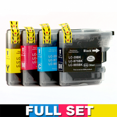 Brother LC39 Bundle 4 Ink cartridges BK/C/M/Y Compatible